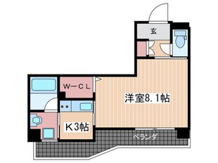 ルービンス十日市Ⅱの物件間取画像